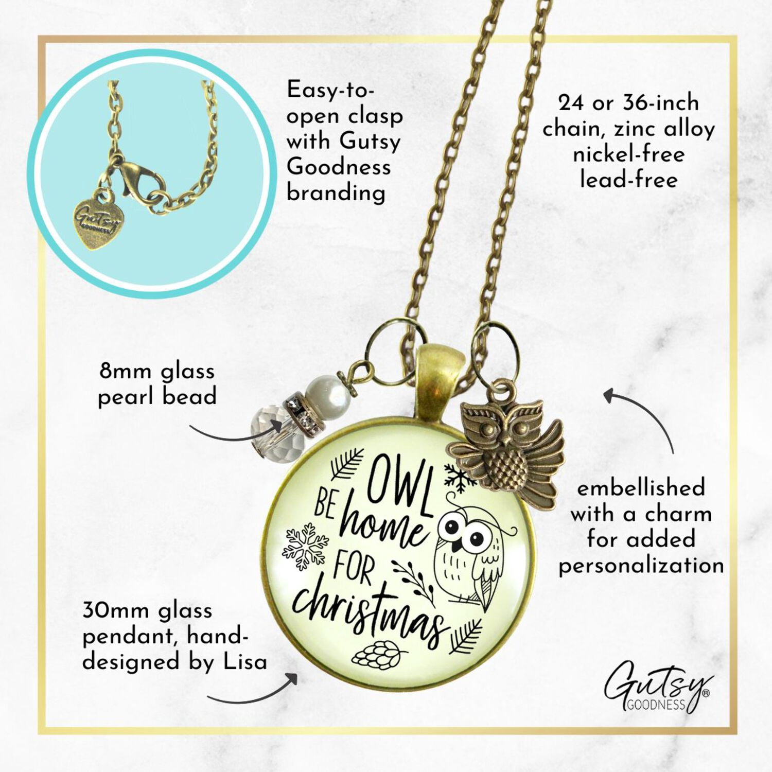 BFF Necklace Sweet Friendship Gutsy Goodness Female Adult Bronze Metal Jewelry