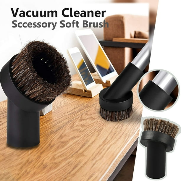 1.25inch round horse hair dusting brush replace soft brush for vacuum