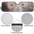 thumbnail image 7 of FUIALDOLG Persian Cat Butterfly Print Car Windshield Sun Shade Block UV Rays Universal Sun Visor Protector for Car,ORV Accordion Folding Sunshade Keep Vehicle Cool, 7 of 7