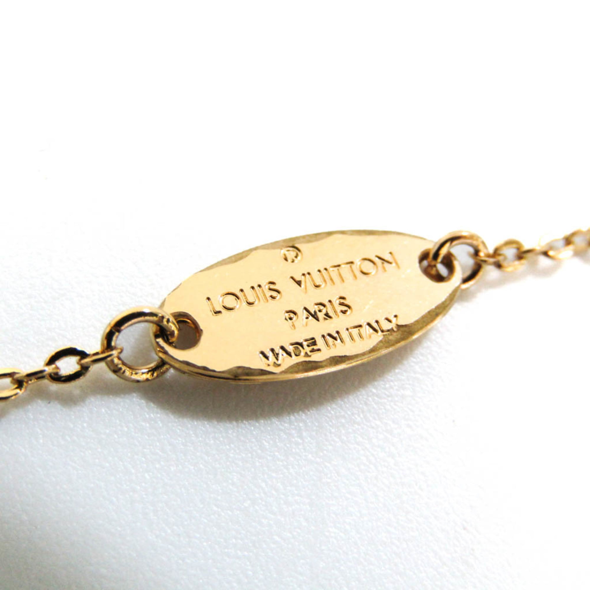 Authenticated Used Louis Vuitton Necklace Nanogram M63141 Metal Women's Pendant  Necklace (Gold,Silver) 