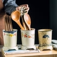 thumbnail image 4 of Dowbom Utensil Holder for Kitchen Counter Cooking Utensil Crocks, Kitchen Tool Organizer Ceramic, 4 of 7