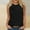 Black, variant on Womens Tops Under $5 Black Sleeveless Basic Solid Crew Neck Tank Tops Tank Tops Women XL