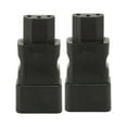 thumbnail image 2 of C20 To C13 Plug Power Adapter, Plug and Play 4000W Reinforced IEC320 C20 To IEC320 C13 Power Adapter PVC Shell 2PCS  for UPS PDU Server, 2 of 7
