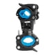 thumbnail image 2 of Soporte de luz Soporte de clip Horquilla delantera Base Piezas de ciclismo Manija Azul negro Cola Soporte de luz para bicicleta, 2 of 8