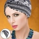 thumbnail image 3 of Sombrero Turbante Étnico Macarena para Mujer Negro, 3 of 7