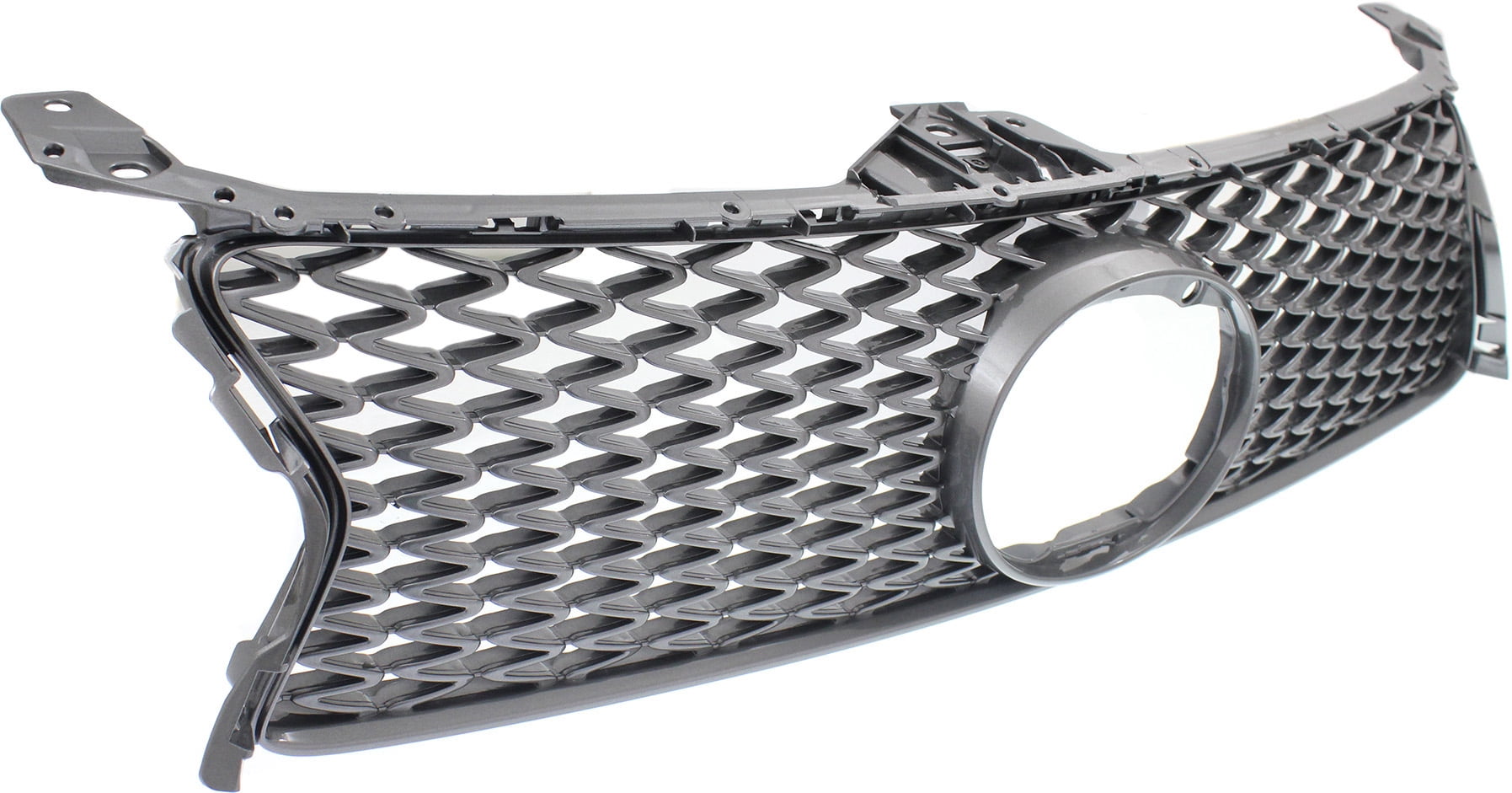 Grille Assembly Compatible With 2013-2015 Lexus GS350 2015 GS450h Gray Shell and Insert