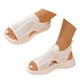 thumbnail image 3 of WILLBEST Sandalias De Mujer De Playa, Sandalias Modernas Para Mujer Con Diseño De Punta Abierta Para Uso Diario, Parte Superior De Malla Transpirable Y Suela Plana Cómoda Para Atuendos De Verano., 3 of 8