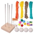 thumbnail image 2 of Kit para hacer pulseras de paracord, juego de manualidades de crochet, manualidades fáciles, manualidades lindas, tejido DIY 4, 2 of 9