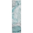 thumbnail image 2 of Addison Rugs Chantille Indoor/Outdoor Transitional Watercolors Teal Washable Runner Rug, 2'3" x 7'6", 2 of 6