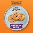 thumbnail image 3 of Thomas' Cinnamon Raisin Bagels, 10 Count, Mini Bagels, 15 oz Bag, 3 of 8