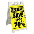 thumbnail image 1 of Clearance Sale Save Up To 70 (24" X 36") Deluxe A-Frame Signicade, Includes 2 Removable Panels & Stand, 1 of 4