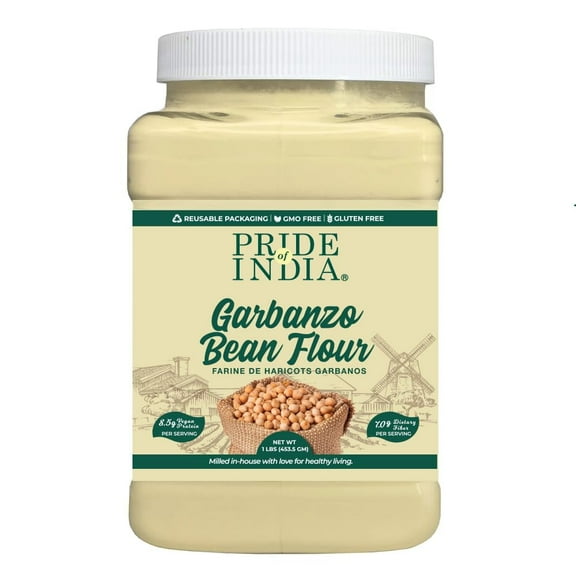 Pride of India Garbanzo Bean Flour, 1 lb
