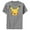 Charcoal Heather, variant on Boy's Pokemon Pikachu Wink Face  Performance Graphic Tee Red Heather Large