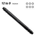 thumbnail image 1 of Front And Rear Thru Axle Adapter 15/12mm To 9mm Aluminum Alloy Hub Convertor Rod Rear 142mm 12 To 9, 1 of 7