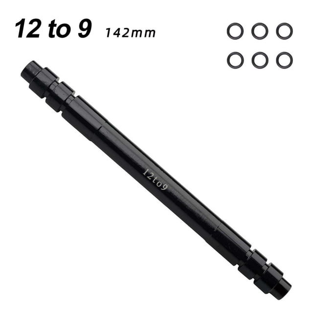 Front And Rear Thru Axle Adapter 15/12mm To 9mm Aluminum Alloy Hub Convertor Rod Rear 142mm 12 To 9