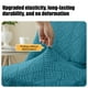 thumbnail image 5 of HWRETIE - Fundas para taburetes de bar redondos con bandas elásticas,funda de terciopelo antideslizante y resistente,protección de asiento de tela suave para sillas de comedor y oficina, 5 of 6