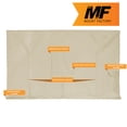 thumbnail image 2 of Mount Factory Outdoor TV Cover - 46" Model For 44" - 47" Flat Screens - Slim Fit - Weatherproof Weather Dust Resistant Television Protector - Tan, 2 of 6