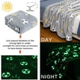 thumbnail image 4 of Wesan Glow in The Dark Blanket Sports Soccer Throw, 60" x 50", 4 of 7