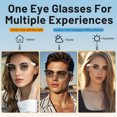 thumbnail image 3 of Lunettes Intelligentes, Lunettes Audio Intelligentes pour Hommes Femmes, Haut-Parleur Micro Intégré, Protection des Yeux, Son Surround 360, Commande à une Touche, pour Décontracté pour Sorties Décontractées, 3 of 7