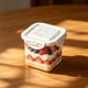 thumbnail image 4 of Juego de recipientes de plástico para almacenar alimentos, herméticos, para yogur, pudín y postres. Tarro sellado para aperitivos, pasteles y salsas. Libre de BPA. Tapa transparente. Ideal para, 4 of 6