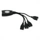 thumbnail image 4 of Adaptador extensor de extensión USB, 4 puertos USB 2.0 US Bto R Cable de extensión Adaptador de red USBR Diseño a prueba de futuro, 4 of 9