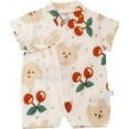 thumbnail image 3 of Baby Kimono Robes Cotton Muslin Romper Clothes Newborn, 3 of 8