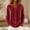 Wine, variant on Fesfesfes Women's Casual Velour Hooded Sweatshirt Button Detail Long Sleeve Drawstring Hoodie with Pockets Loose Fit Solid Color for Fall Winter Daily Wear