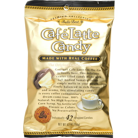 Bali's Best Cafe Latte Candy, 5.3 oz (Pack of 3) (Best Chocolate For Cafe Mocha)