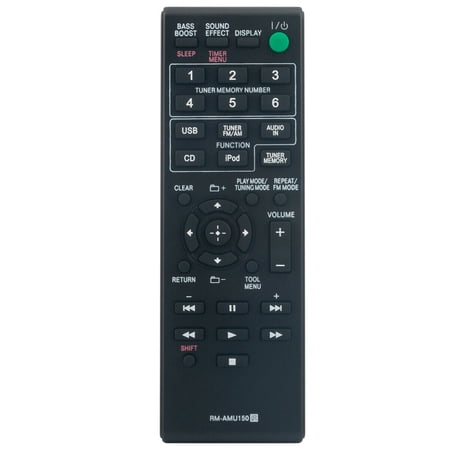 New RM-AMU150 Replace Remote for Sony Micro HI-FI Component System CMT-V10iP