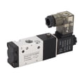 thumbnail image 1 of Válvula Solenoide Neumática Ticfox 1/8in NPT 2 Posiciones 3 Vías DC 24V, 1 of 14