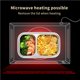 thumbnail image 3 of Yuarrent Fiambrera calentada, contenedor de almuerzo aislado de acero inoxidable, caja térmica Bento a prueba de fugas, calentador de comida con asa, Mostrada tipo 3 Yuarrent HA026322-03, 3 of 6