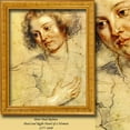 thumbnail image 2 of 3S Brother's World Classic Art Masterpiece Curtain Series Peter Paul Rubens - Head and Right Hand of a Woman Room Darkening Décor Single Curtain Panel Made in Turkey (52"Wx95"L), 2 of 6