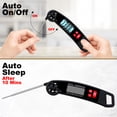 thumbnail image 4 of AGCAN Meat Thermometer Digital, Instant Read Food Thermometers, Non-slip Grilling Thermometer for Grilling Cooking BBQ, 4 of 8