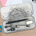 thumbnail image 2 of LANFENG Compass and Protractor Set - 10X Geometry Compasses Set | Protractor Kit with  Box, Student Supplies, Math Tool Kit for School, 2 of 9