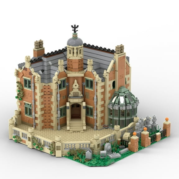 MOC-54244 Modular Building Blocks Set for The Haunted Manor Architecture MOC Bricks Toys
