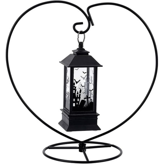 Ornament Display Stand Metal Heart Shaped Hook Rack Holder Flower Pot Holder Air Plant Stand for Hanging Glass Globe Ball Terrarium Home Garden Wedding Party Festival