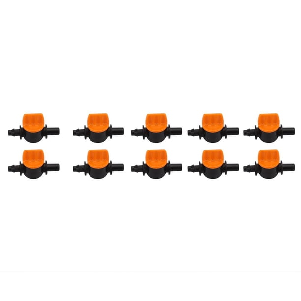 Válvulas 4/7mm Mini riego de jardín conectores de manguera de agua con púas 50 Uds Hugtrwg Para estrenar