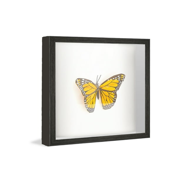 10x10 Shadow Box Frame Black 1.125 inches Deep Real Wood Rustic