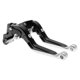 thumbnail image 1 of Palancas de freno y embrague cortas y largas para Kawasaki VERSYS 650 15-23, palanca de freno ajustable de motocicleta, aleación de aluminio, mango negro con extremo plateado, 1 of 6