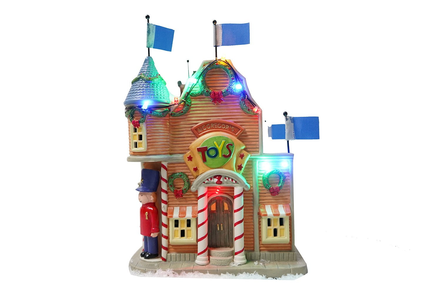 Forever Gifts Inc. Christmas Village Light Up Toy Shop…