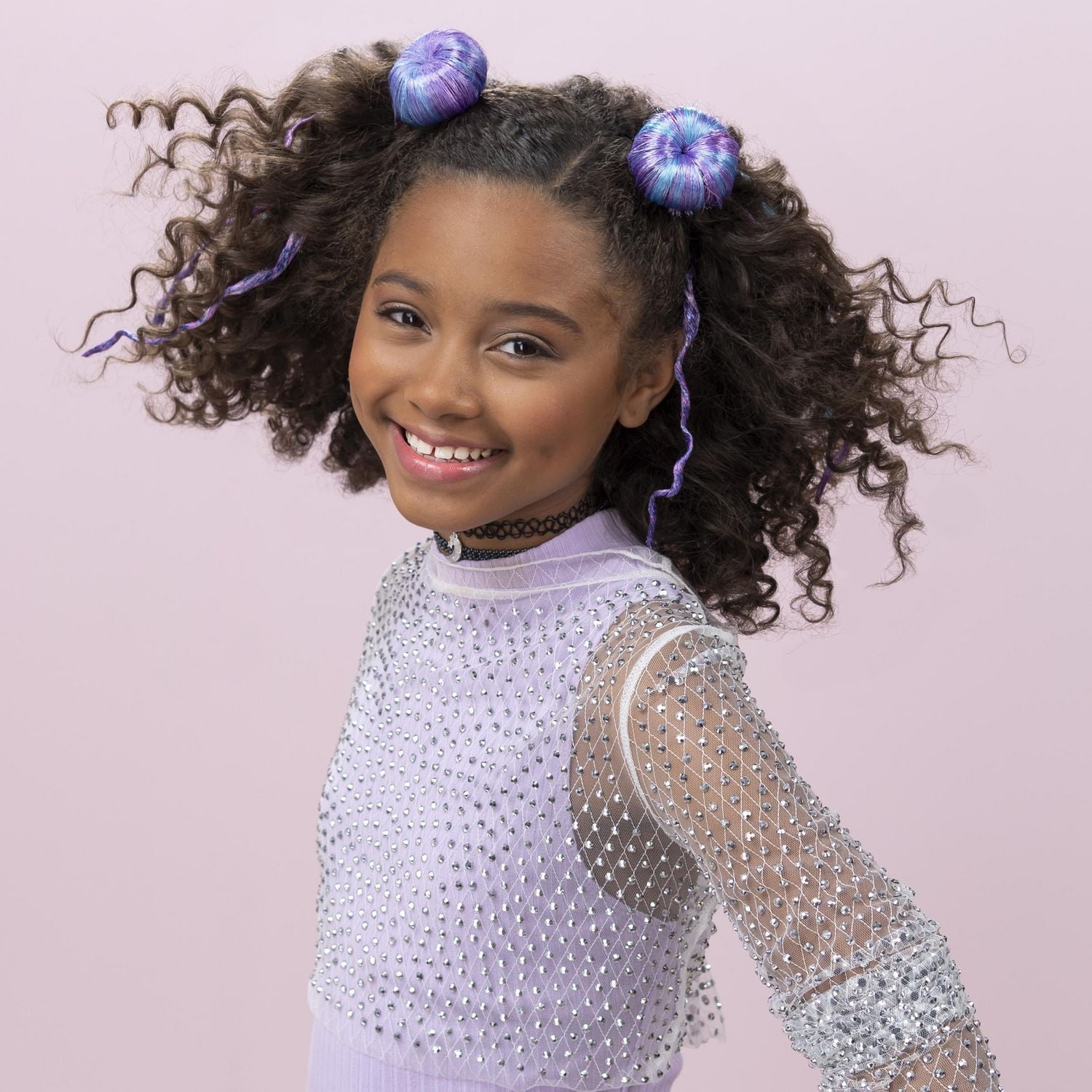 Cool Maker, Party Pop DIY Double Buns and Ponytail Refill for Use with Hollywood Hair Extension Maker