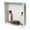 White Matte, variant on ALFI brand 16" x 16" Black Matte Stainless Steel Square Single Shelf Bath Shower Niche