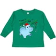 thumbnail image 3 of Inktastic I Want a Hippopotamus for Christmas Hippo in Santa Hat Boys or Girls Long Sleeve Toddler T-Shirt, 3 of 5