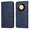 Blue, variant on Wallet Phone Case for Honor X50 with Card Holder and Stand Function Red