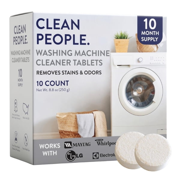 Limpiador de lavadora THE CLEAN PEOPLE 10 Tabletas