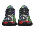 thumbnail image 5 of Tennessee Stte Raccoon Mockingbird and Iris Flower Shoes Sneakers Black Size 7.5, 5 of 7