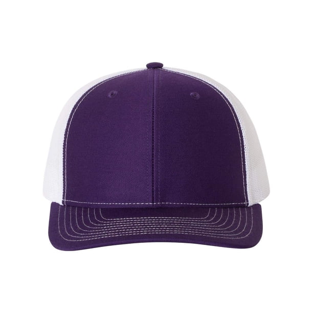 Gorra trucker snapback ajustable R RICHARDSON morada y blanca