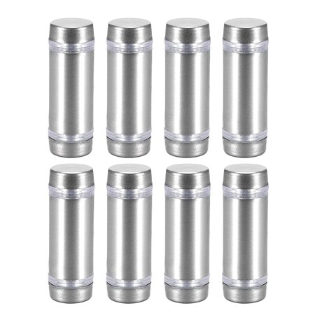 Glass Standoff Double Head Stainless Steel Standoff Holder 12mm X 37mm 8pcs Walmart Canada