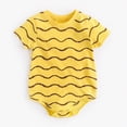 thumbnail image 4 of Baby Onesies Boy Infant Baby Boys Girls Short Sleeve Prints Romper Bodysuit, 4 of 7