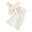 White, variant on Fgnfyis Toddler Girl Outfits Summer Casual Bow Tie Blouse with Elastic Waist Playful Romper for Daily Wear Green 2-3 Years